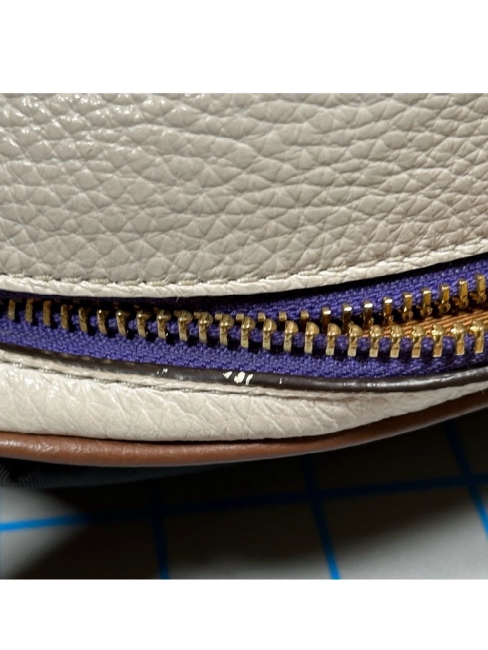 Coach Mini Court Backpack, Pebbled Leather, Iconic Rainbow Coach Pride Logo - Picture 9 of 12